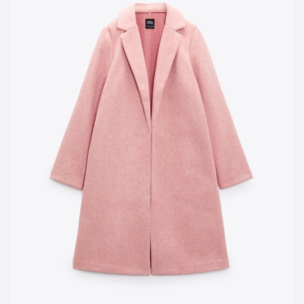 Zara Women's Blush Trench Coat